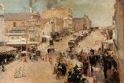 Tom roberts Bourke Street,Melbourne (nn02) Spain oil painting reproduction